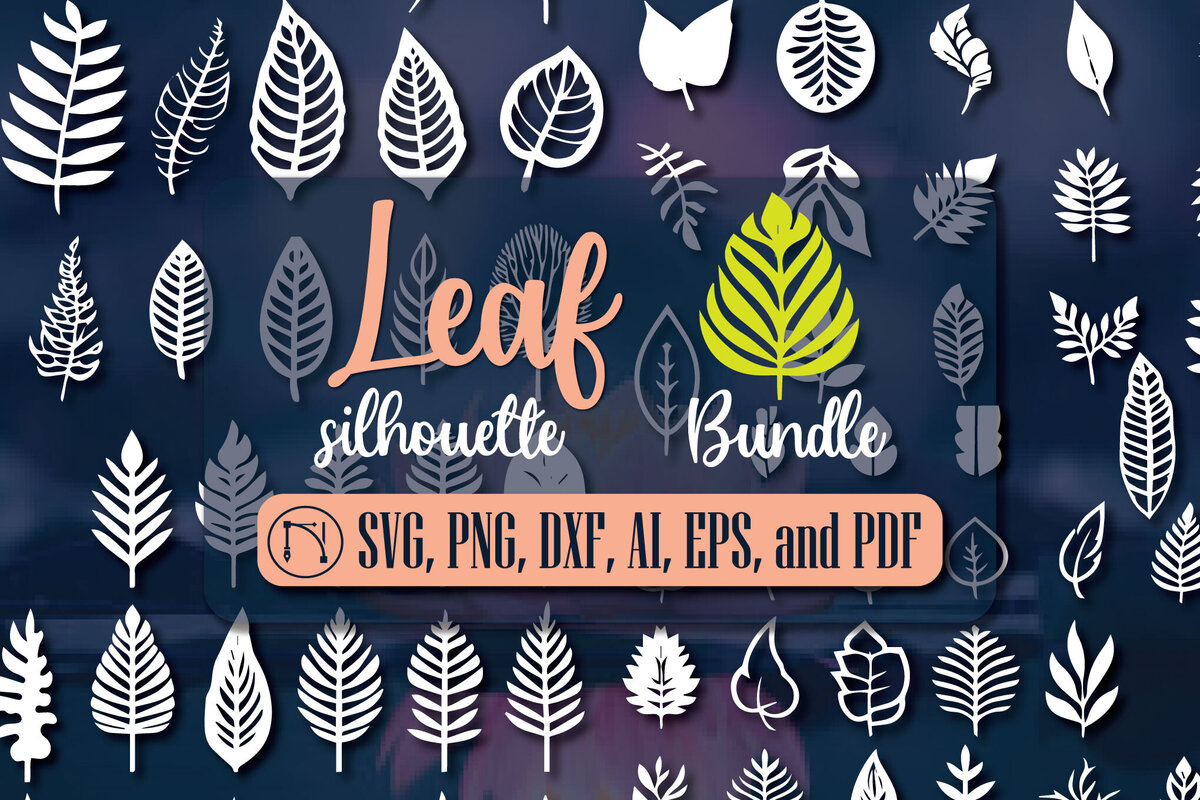 Intra απο ξύλο plywood  Χρώμα wenge 3mm-4mm πάχος - Cricut Leaf Silhouette Mega Bundle Δίασταση 30x20 cm INTRAFABR-102065340