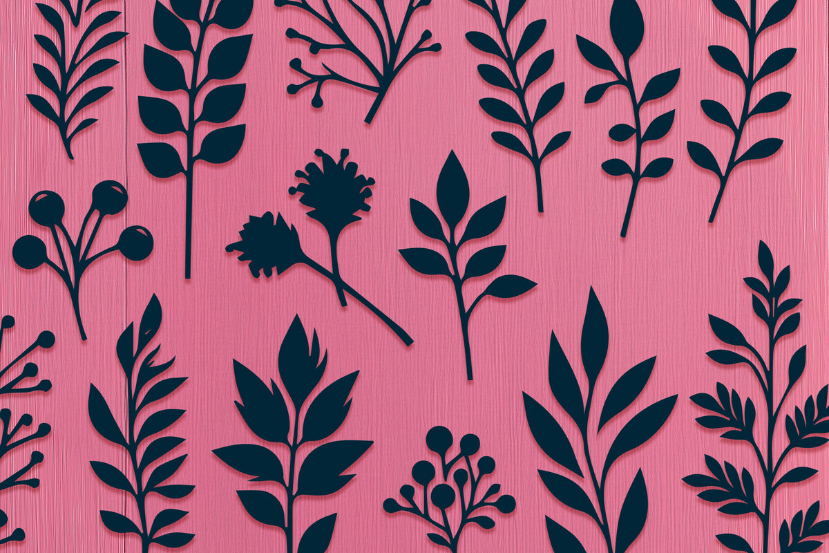 Intra απο ξύλο plywood  Χρώμα wenge 3mm-4mm πάχος - Cricut Natural Shapes Plant Cut File Δίασταση 40x50 cm INTRAFABR-61606119