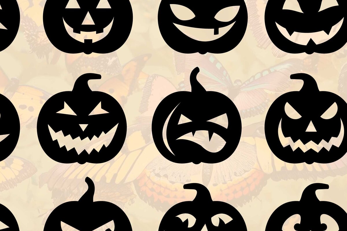 Intra απο ξύλο plywood  Χρώμα wenge 3mm-4mm πάχος - Πακέτο Cricut Pumpkin Horror Face Δίασταση 15x15 cm INTRAFABR-104016314