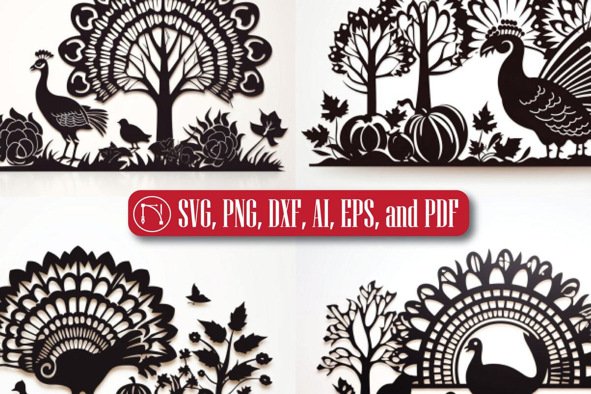 Σετ των 2 Intra απο ξύλο plywood  Χρώμα wenge 3mm-4mm πάχος - Πακέτο για την Ημέρα των Ευχαριστιών Cricut Δίασταση 4x4 cm INTRAFABR-79619653