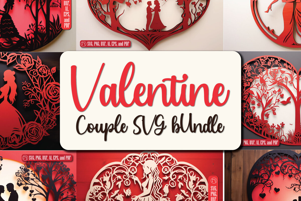 Σετ των 2 Intra απο ξύλο plywood  Χρώμα wenge 3mm-4mm πάχος - Πακέτο Cricut Valentine Δίασταση 4x4 cm INTRAFABR-100380571