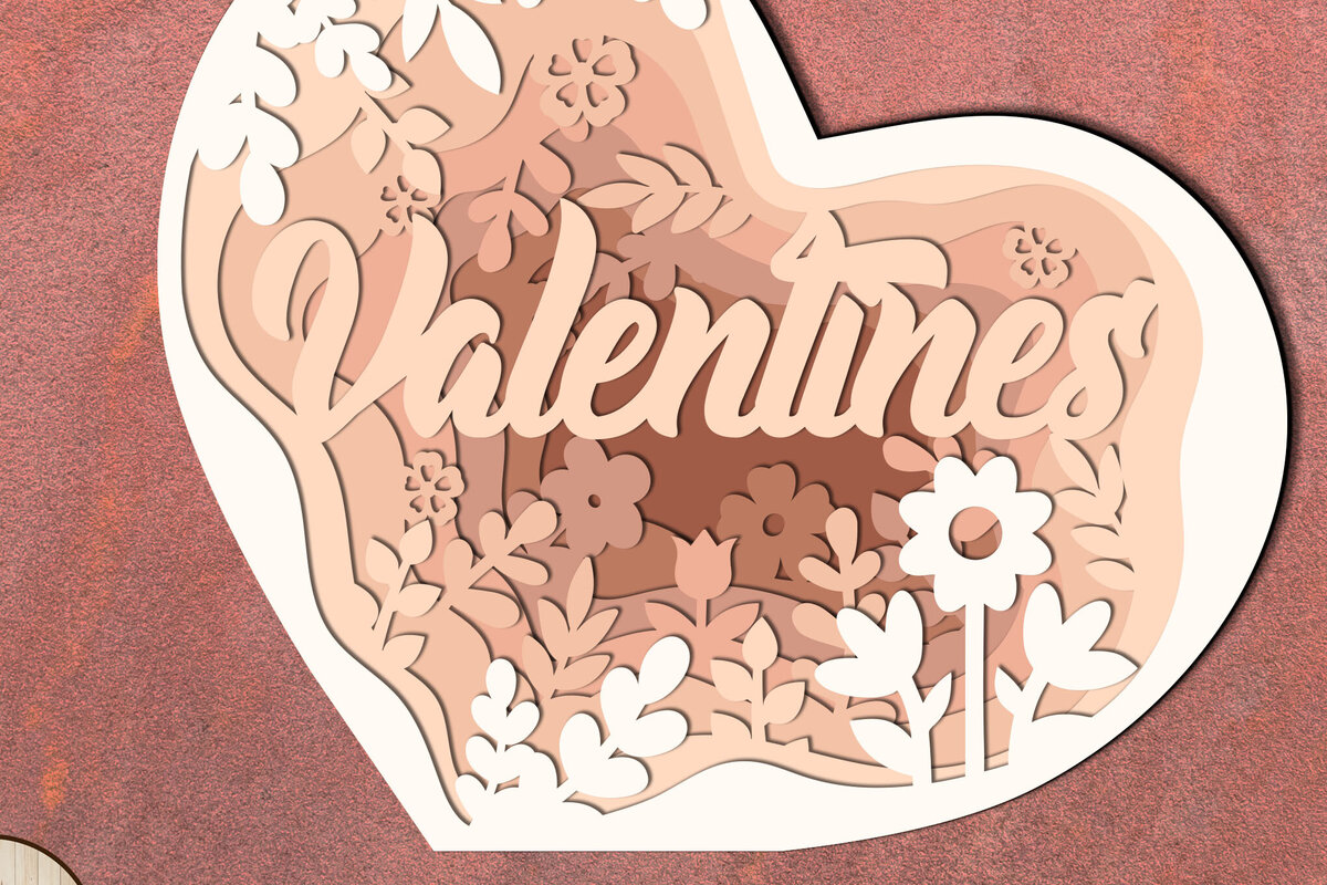 Σετ των 2 Intra απο ξύλο plywood  Χρώμα wenge 3mm-4mm πάχος - Στολίδι καρδιών Έρως, πρότυπο κοπής Δίασταση 7x6 cm INTRAFABR-88810724