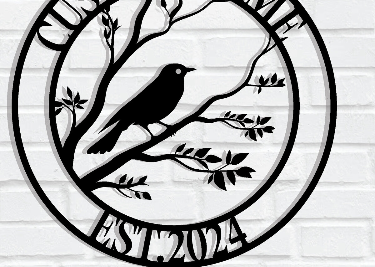 Intra απο ξύλο plywood  Χρώμα wenge 3mm-4mm πάχος - Προσαρμοσμένο πουλί ό σημάδι τέχνης Δίασταση 30x40 cm INTRAFABR-119868159