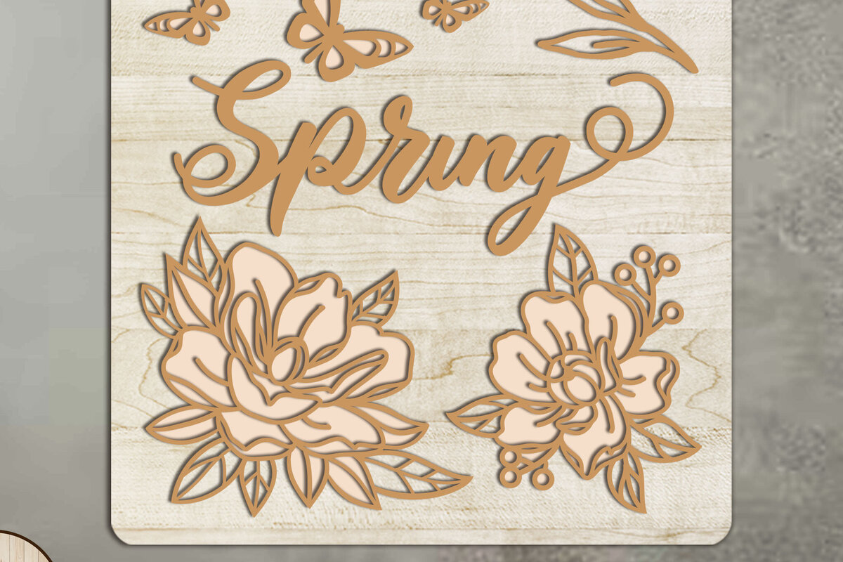 Σετ των 2 Intra απο ξύλο plywood  Χρώμα wenge 3mm-4mm πάχος - Προσαρμοσμένο διακοσμητικό πάνελ τοίχου, κομμένα αρχεία Δίασταση 14x14 cm INTRAFABR-102377980