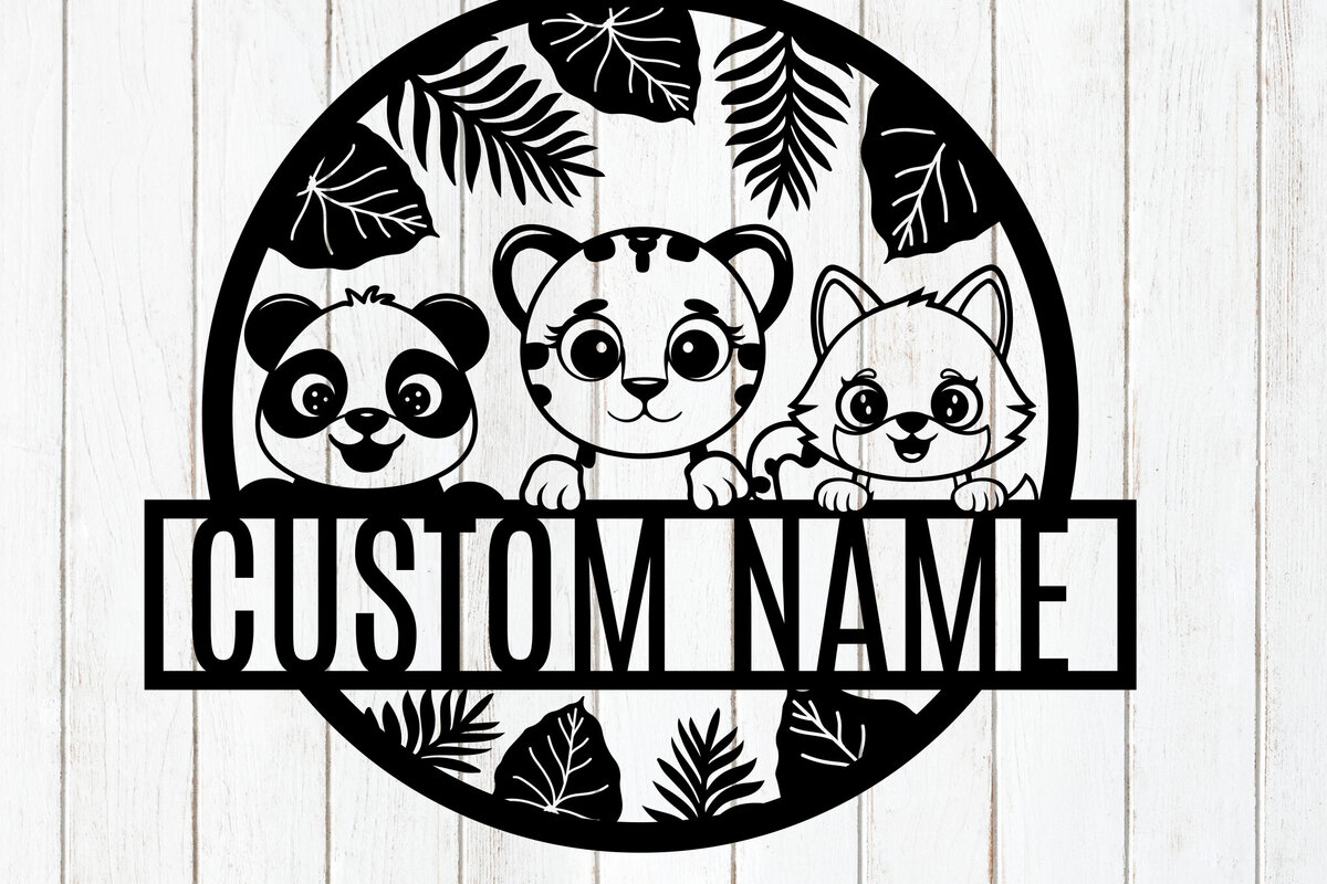 Σετ των 2 Intra απο ξύλο plywood  Χρώμα wenge 3mm-4mm πάχος - Προσαρμοσμένη πινακίδα ονόματος ζούγκλας Δίασταση 6x6 cm INTRAFABR-108371353