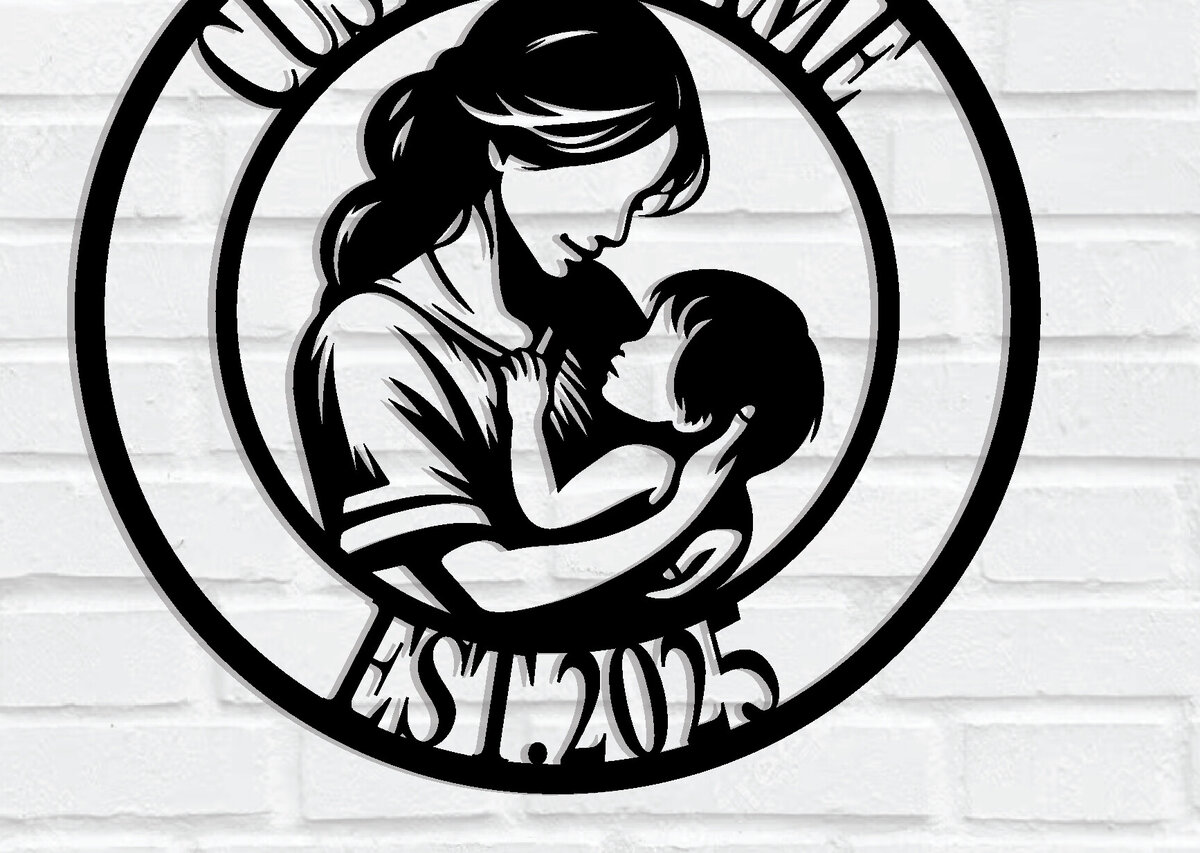 Intra απο ξύλο plywood  Χρώμα wenge 3mm-4mm πάχος - Προσαρμοσμένο ό σημάδι τοίχου για την Ημέρα της Μητέρας Δίασταση 30x40 cm INTRAFABR-120973398