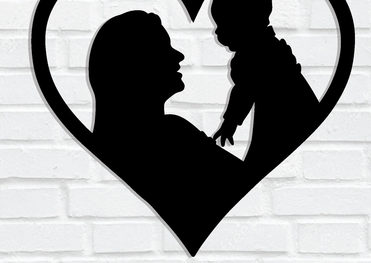 Intra απο ξύλο plywood  Χρώμα wenge 3mm-4mm πάχος - Προσαρμοσμένο ό σημάδι τοίχου για την Ημέρα της Μητέρας Δίασταση 30x40 cm INTRAFABR-120973546