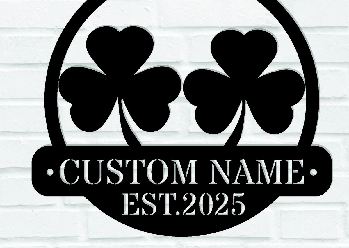 Intra απο ξύλο plywood  Χρώμα wenge 3mm-4mm πάχος - Προσαρμοσμένες ές επιγραφές St Patrick Δίασταση 30x40 cm INTRAFABR-109750977