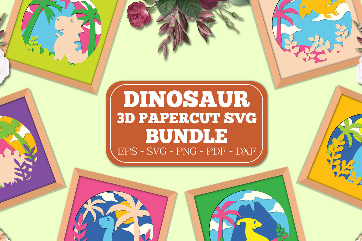 Intra απο ξύλο plywood  Χρώμα wenge 3mm-4mm πάχος - Πακέτο με χαριτωμένο Dinosaur 3D Shadow Box Δίασταση 25x25 cm INTRAFABR-68455321