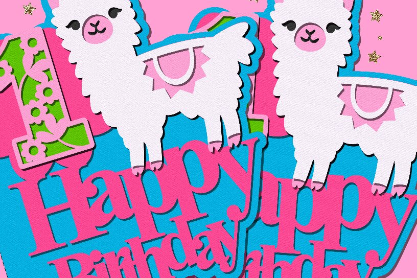 Intra απο ξύλο plywood  Χρώμα wenge 3mm-4mm πάχος - Χαριτωμένη κάρτα γενεθλίων χαριτωμένη λάμα 3D Δίασταση 30x20 cm INTRAFABR-98696392