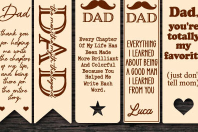 Intra απο ξύλο plywood  Χρώμα wenge 3mm-4mm πάχος - Πατέρας σελιδοδείκτης δέσμης κοπής με λέιζερ Δίασταση 5x20 cm INTRAFABR-72962796