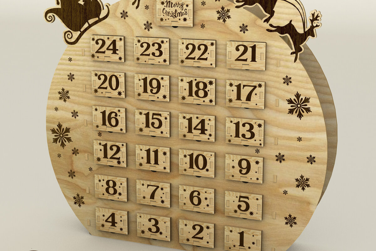 Intra απο ξύλο plywood  Χρώμα wenge 3mm-4mm πάχος - ΔΙΑΚΟΣΜΗΤΙΚΟ ΗΜΕΡΟΛΟΓΙΟ ΕΦΑΡΜΟΓΗΣ, Ξυλοκοπή Δίασταση 17x17 cm INTRAFABR-100436507