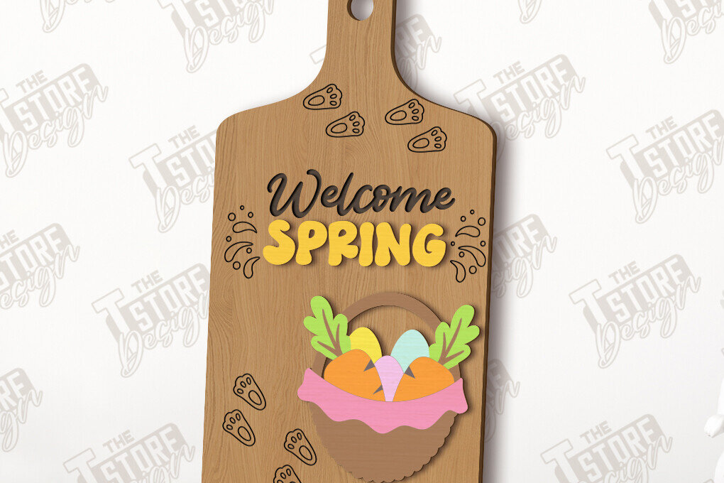 Intra απο ξύλο plywood  Χρώμα wenge 3mm-4mm πάχος - Διακοσμητικό Πασχαλινό Mini Cutting Board|CNC Δίασταση 15x15 cm INTRAFABR-114735985