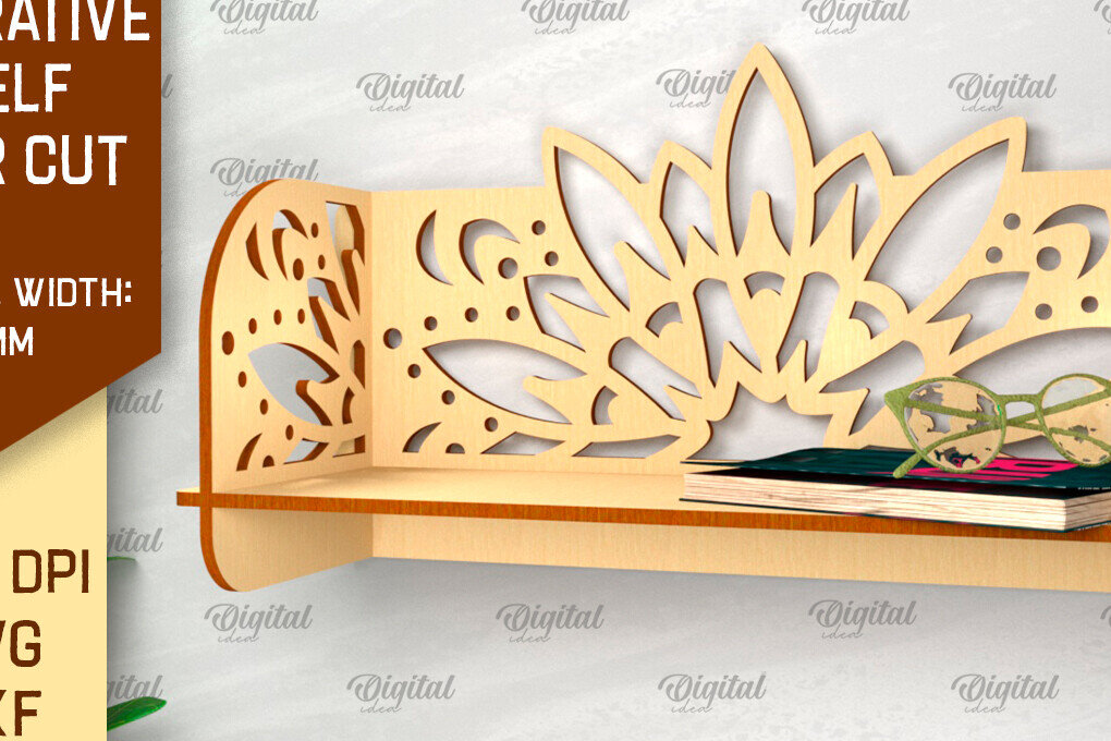 Intra απο ξύλο plywood  Χρώμα wenge 3mm-4mm πάχος - Διακοσμητικό ράφι τοίχου λουλουδιών Δίασταση 30x20 cm INTRAFABR-125105064