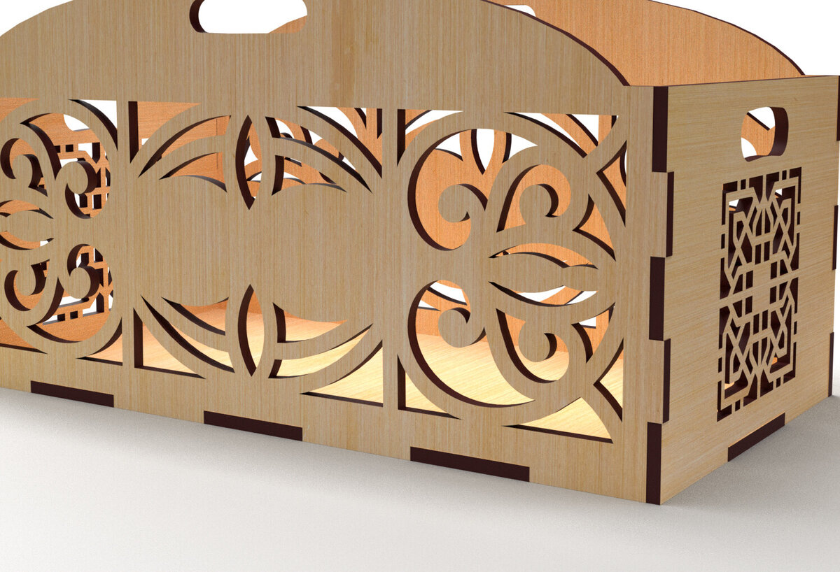 Intra απο ξύλο plywood  Χρώμα wenge 3mm-4mm πάχος - Διακοσμητικό κουτί δώρου Δίσκος κοπής με λέιζερ Δίασταση 15x15 cm INTRAFABR-4043615