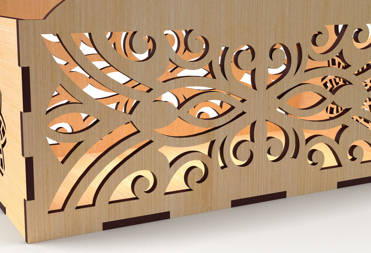 Intra απο ξύλο plywood  Χρώμα wenge 3mm-4mm πάχος - Διακοσμητικό κουτί δώρου Δίσκος κοπής με λέιζερ Δίασταση 15x15 cm INTRAFABR-92332086