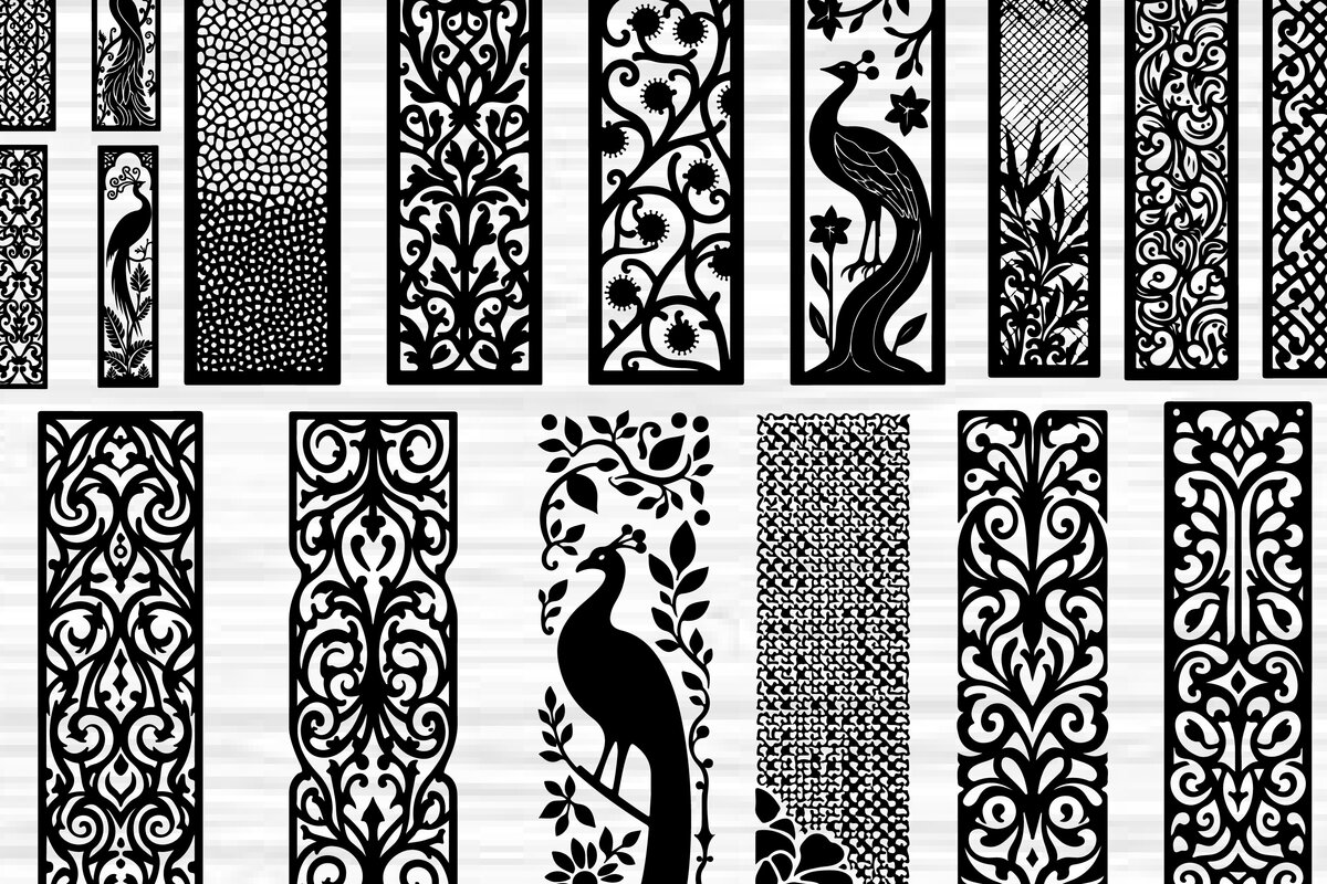 Intra απο ξύλο plywood  Χρώμα wenge 3mm-4mm πάχος - Διακοσμητικό Jali και Screen Pan Δίασταση 40x50 cm INTRAFABR-35347043