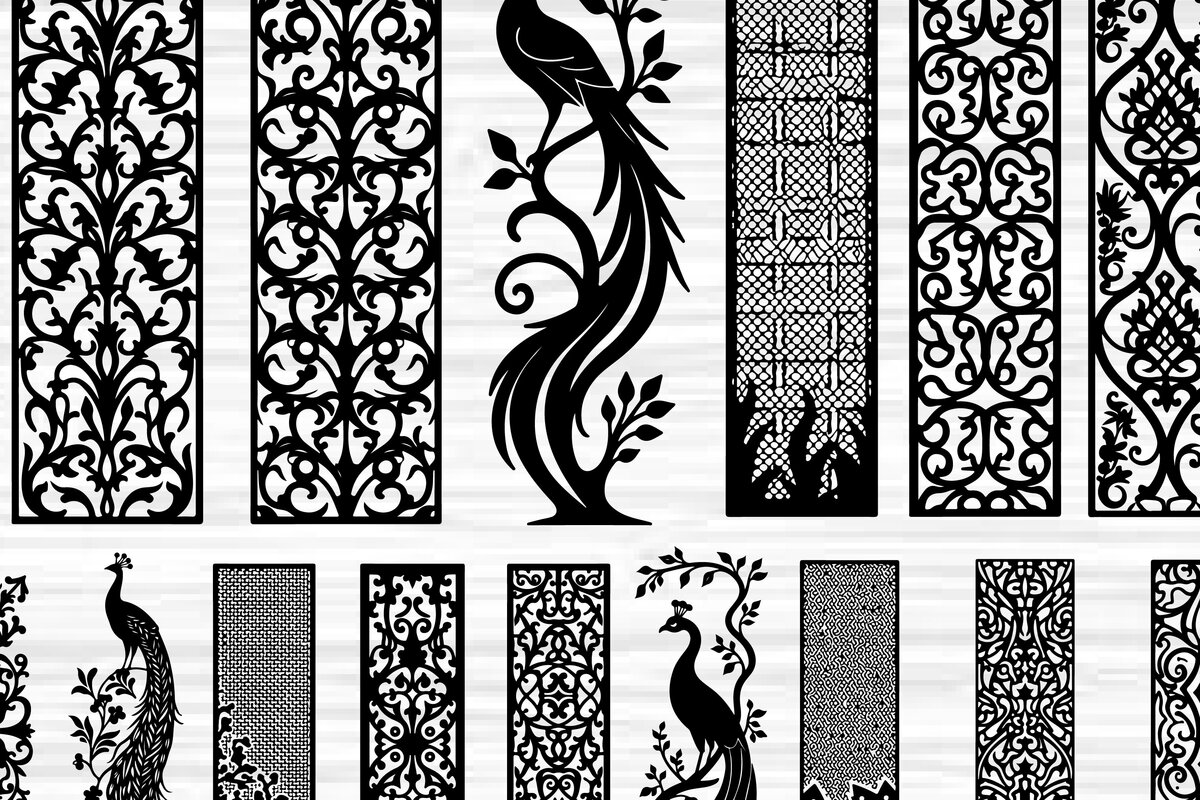 Intra απο ξύλο plywood  Χρώμα wenge 3mm-4mm πάχος - Διακοσμητικό Jali και Screen Pan Δίασταση 40x50 cm INTRAFABR-118907619