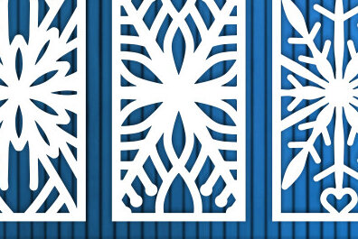 Intra απο ξύλο plywood  Χρώμα wenge 3mm-4mm πάχος - Διακοσμητικό πάνελ κοπής με λέιζερ διακόσμηση τοίχου Δίασταση 30x20 cm INTRAFABR-97564429