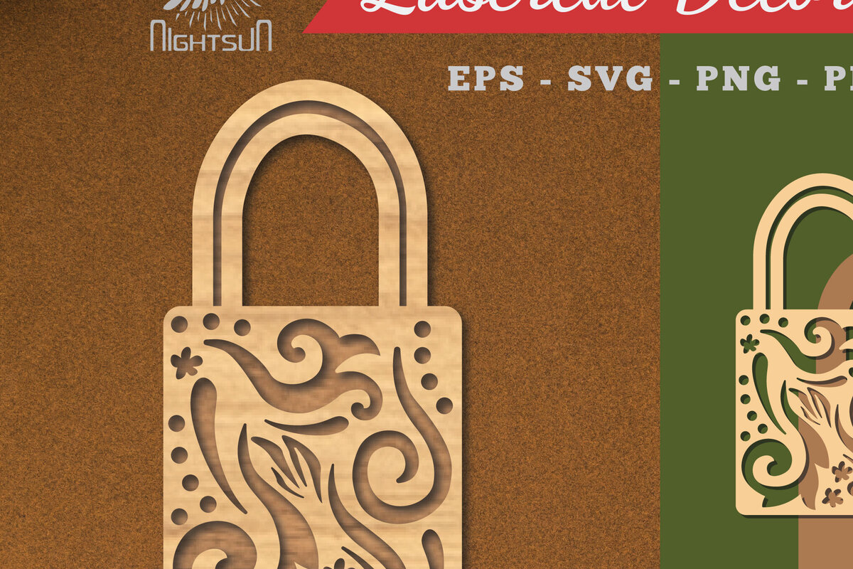 Intra απο ξύλο plywood  Χρώμα wenge 3mm-4mm πάχος - Διακοσμητική Κλειδαριά Διακόσμηση κοπής με λέιζερ 5 Δίασταση 20x20 cm INTRAFABR-98692081