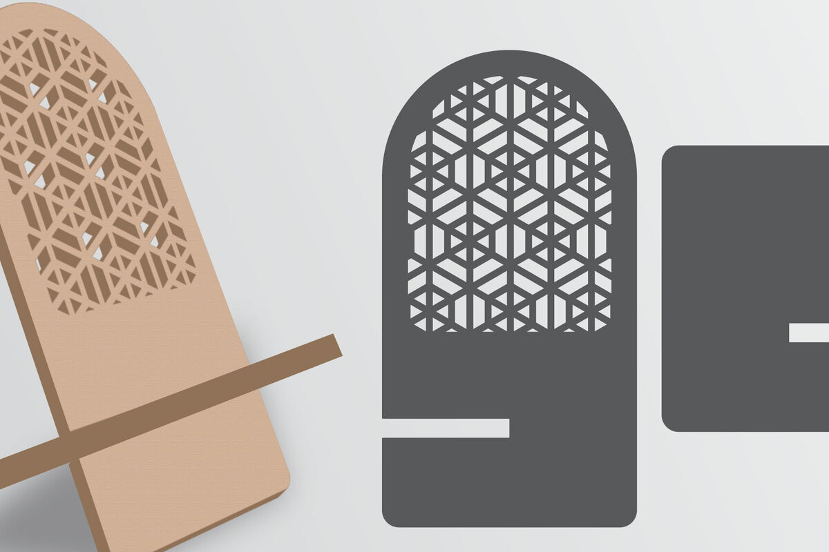 Intra απο ξύλο plywood  Χρώμα wenge 3mm-4mm πάχος - Διακοσμητική θήκη τηλεφώνου Lasercut Δίασταση 30x20 cm INTRAFABR-81927457