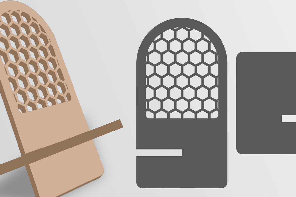 Intra απο ξύλο plywood  Χρώμα wenge 3mm-4mm πάχος - Διακοσμητική θήκη τηλεφώνου Lasercut Δίασταση 30x20 cm INTRAFABR-81928247