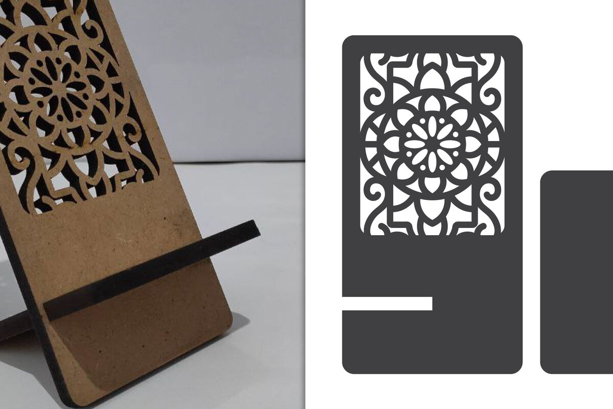 Intra απο ξύλο plywood  Χρώμα wenge 3mm-4mm πάχος - Διακοσμητική θήκη τηλεφώνου Lasercut Δίασταση 30x20 cm INTRAFABR-97958664