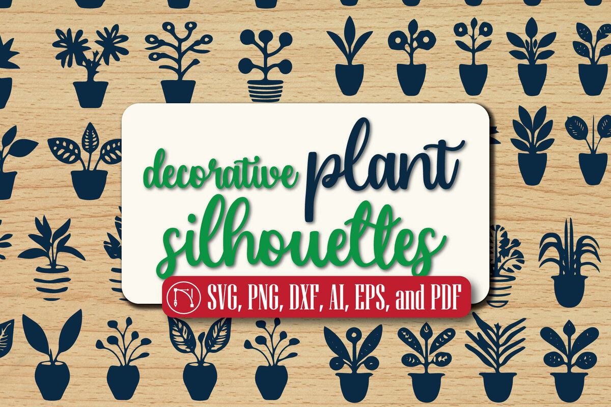 Σετ των 2 Intra απο ξύλο plywood  Χρώμα wenge 3mm-4mm πάχος - Πακέτο με διακοσμητικές φυτικές σιλουέτες Δίασταση 10x15 cm INTRAFABR-98336799