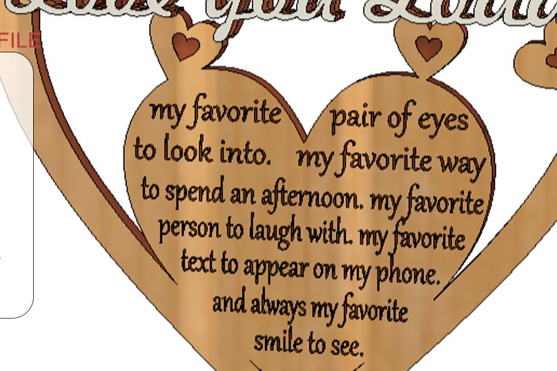 Σετ των 2 Intra απο ξύλο plywood  Χρώμα wenge 3mm-4mm πάχος - Διακοσμητικό stand για την ημέρα του Αγίου Βαλεντίνου Δίασταση 20x20 cm INTRAFABR-81736507