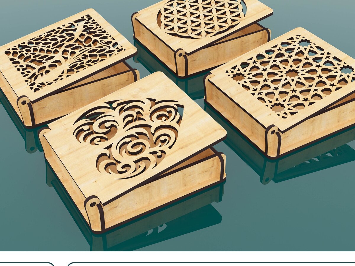 Intra απο ξύλο plywood  Χρώμα wenge 3mm-4mm πάχος - Διακοσμητικό Ξύλινο Κουτί Δώρου Κοπή Laser Δίασταση 110x100 cm INTRAFABR-114206993