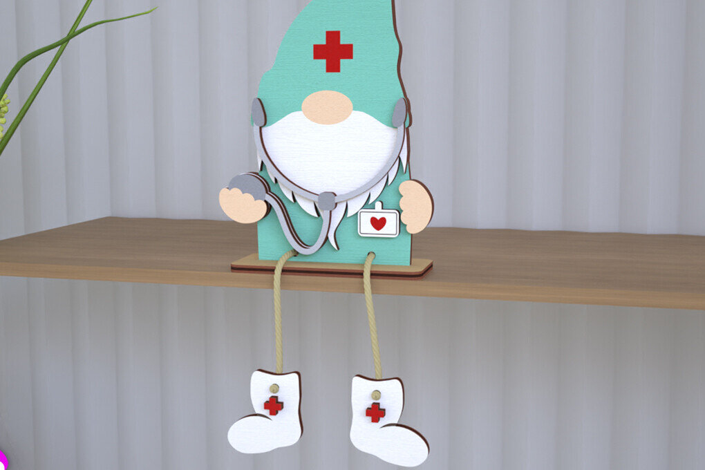 Intra απο ξύλο plywood  Χρώμα wenge 3mm-4mm πάχος - Διακοσμητικό Ξύλινο Gnome |Καθιστό Ειδώλιο Δίασταση 20x20 cm INTRAFABR-98635893