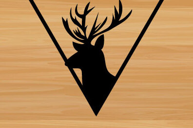Intra απο ξύλο plywood  Χρώμα wenge 3mm-4mm πάχος - Deer Hunting File Art Wall Art Δίασταση 40x50 cm INTRAFABR-115452514