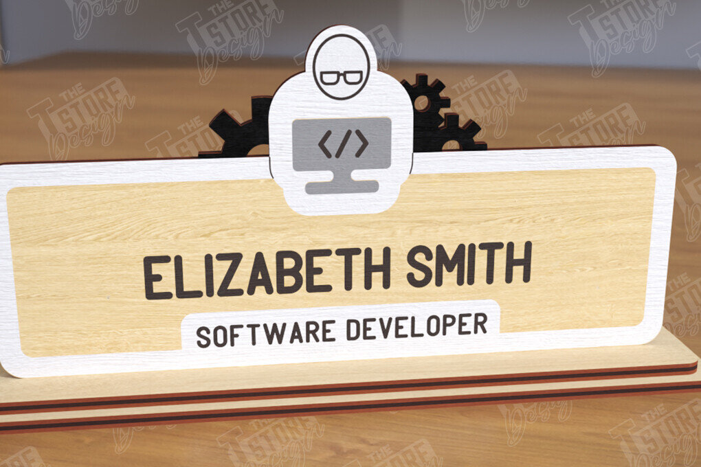 Intra απο ξύλο plywood  Χρώμα wenge 3mm-4mm πάχος - Επιτραπέζιο πινακίδα κοπής με λέιζερ | Πινακίδα ονόματος Δίασταση 30x20 cm INTRAFABR-123772068