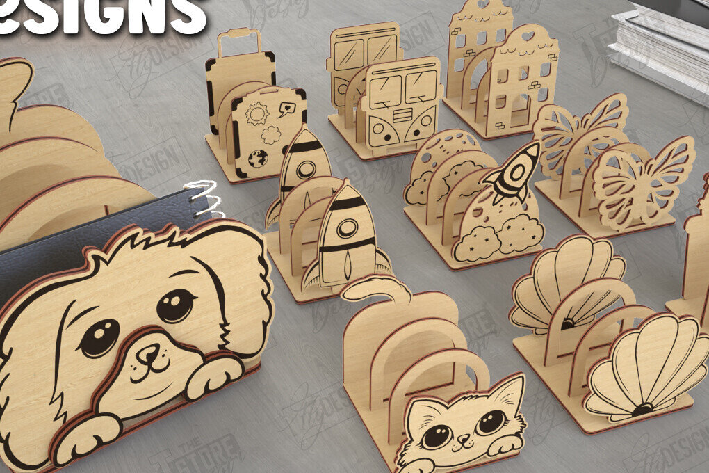 Intra απο ξύλο plywood  Χρώμα wenge 3mm-4mm πάχος - Desk Organizer Bundle|Supplies Organizer Δίασταση 30x20 cm INTRAFABR-97783012