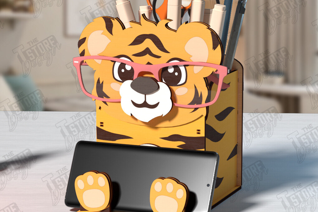 Intra απο ξύλο plywood  Χρώμα wenge 3mm-4mm πάχος - Desk Organizer | Θήκη γραφείου Δίασταση 30x20 cm INTRAFABR-98973634