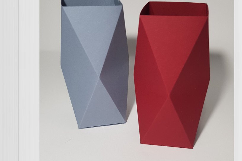 Intra απο ξύλο plywood  Χρώμα wenge 3mm-4mm πάχος - Πρότυπο βάζου με διαμάντια Nr 1 Δίασταση 20x20 cm INTRAFABR-54254843