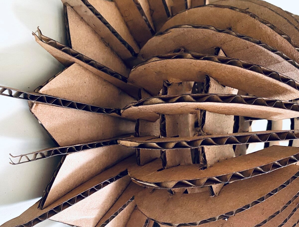 Intra απο ξύλο plywood  Χρώμα wenge 3mm-4mm πάχος - Ντίσκο Αμπαζούρ με λέιζερ Δίασταση 30x20 cm INTRAFABR-84108614