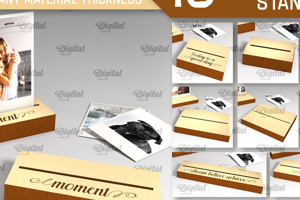 Intra απο ξύλο plywood  Χρώμα wenge 3mm-4mm πάχος - Δέσμη κοπής Laser Stand Display Δίασταση 30x20 cm INTRAFABR-103436464