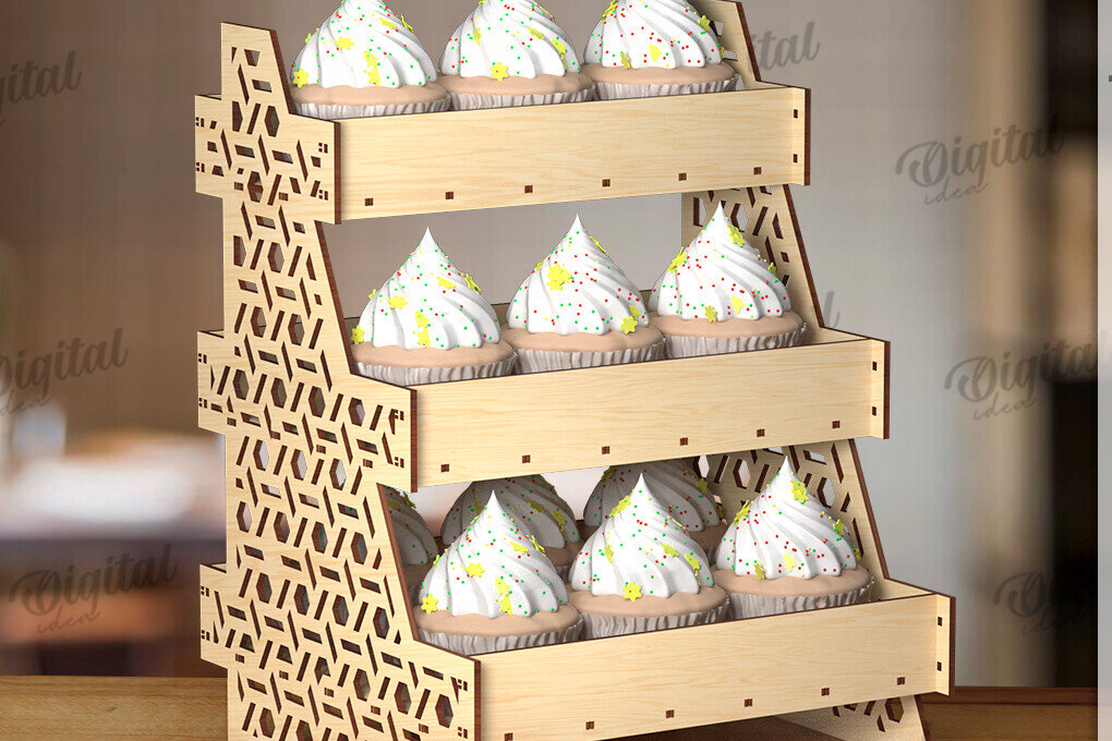 Intra απο ξύλο plywood  Χρώμα wenge 3mm-4mm πάχος - βάσης οθόνης. Ξύλινο σταντ Δίασταση 30x20 cm INTRAFABR-102528010