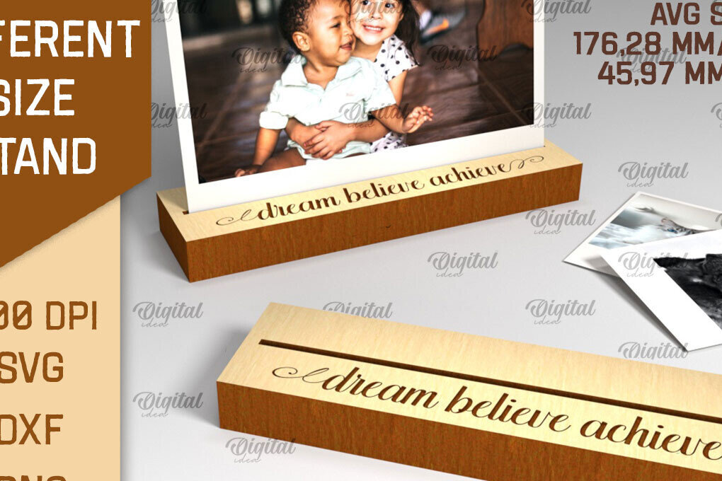 Intra απο ξύλο plywood  Χρώμα wenge 3mm-4mm πάχος - Εμφάνιση Stand LaserCut. Ξύλινη βάση Δίασταση 30x20 cm INTRAFABR-102063015