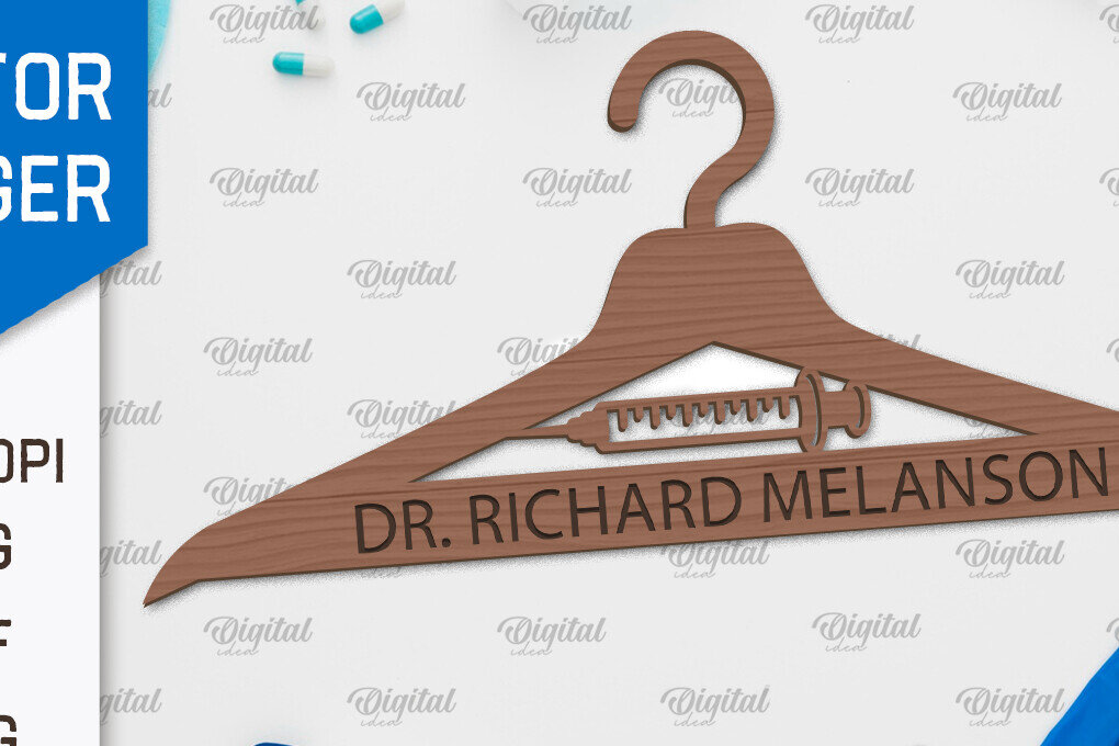 Intra απο ξύλο plywood  Χρώμα wenge 3mm-4mm πάχος - με λέιζερ ξύλινη κρεμάστρα Doctor Δίασταση 30x20 cm INTRAFABR-60993492