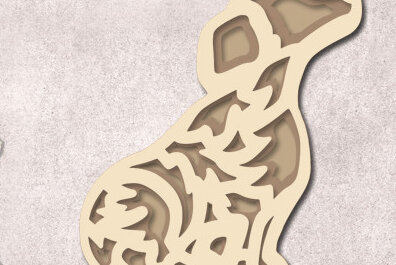 Intra απο ξύλο plywood  Χρώμα wenge 3mm-4mm πάχος - Σκυλί Δίασταση 30x20 cm INTRAFABR-116626820