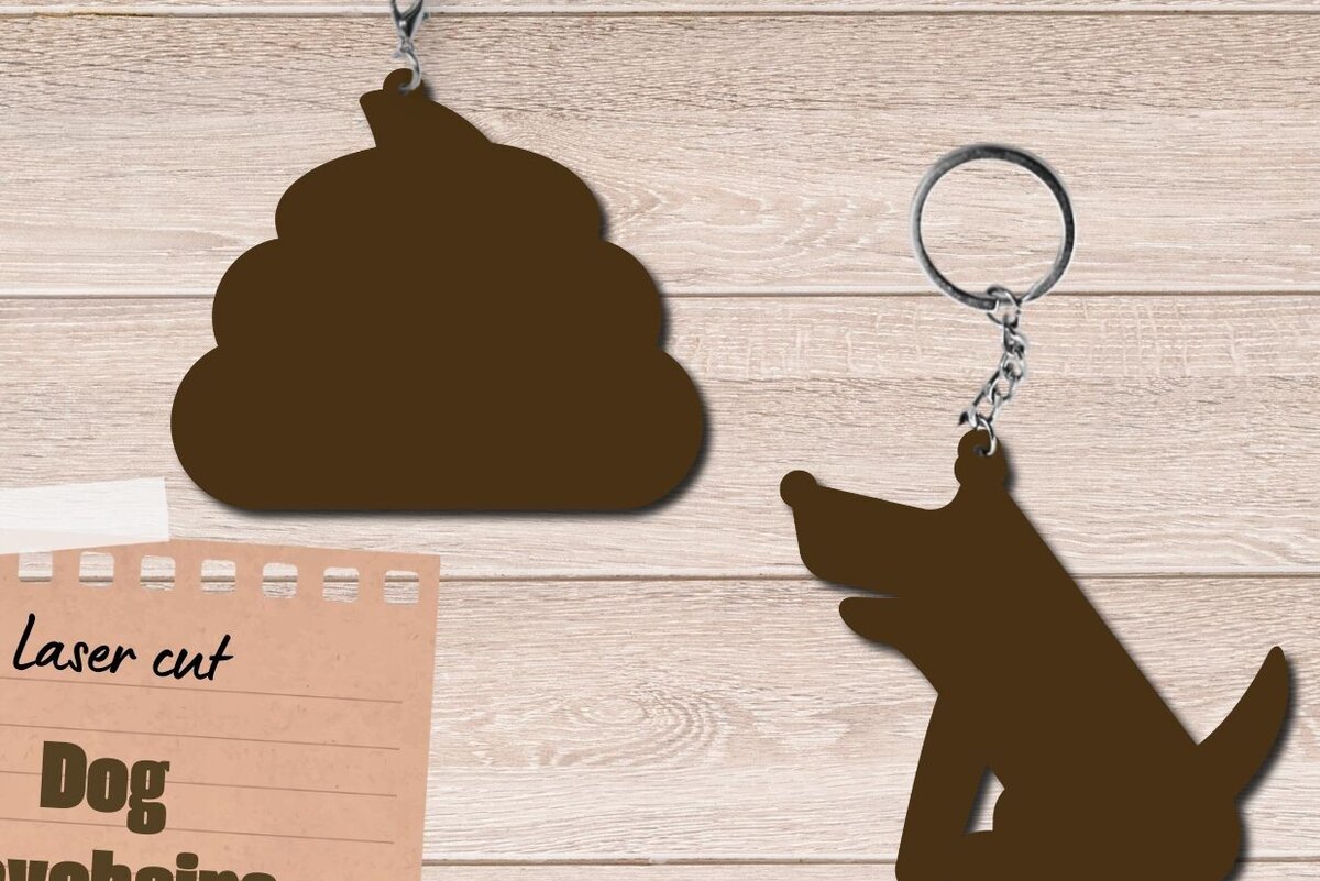 Σετ των 3 Intra απο ξύλο plywood  Χρώμα wenge 3mm-4mm πάχος - Μπρελόκ για σκύλους , Dog Lovers Gift Δίασταση 3x3 cm INTRAFABR-103999731