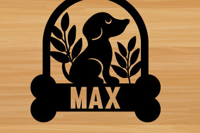 Intra απο ξύλο plywood  Χρώμα wenge 3mm-4mm πάχος - Dog Laser διακόσμηση τοίχου με λέιζερ Δίασταση 40x50 cm INTRAFABR-122457546