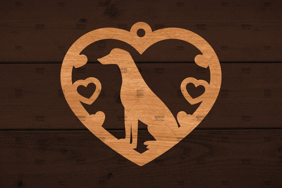 Σετ των 2 Intra απο ξύλο plywood  Χρώμα wenge 3mm-4mm πάχος - Στολίδι σκύλου , Δίασταση 6x6 cm INTRAFABR-117332883