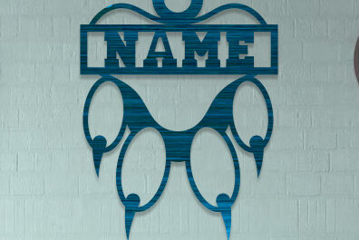 Intra απο ξύλο plywood  Χρώμα wenge 3mm-4mm πάχος - Σήμα ονόματος ποδιού σκύλου Δίασταση 30x20 cm INTRAFABR-91596268