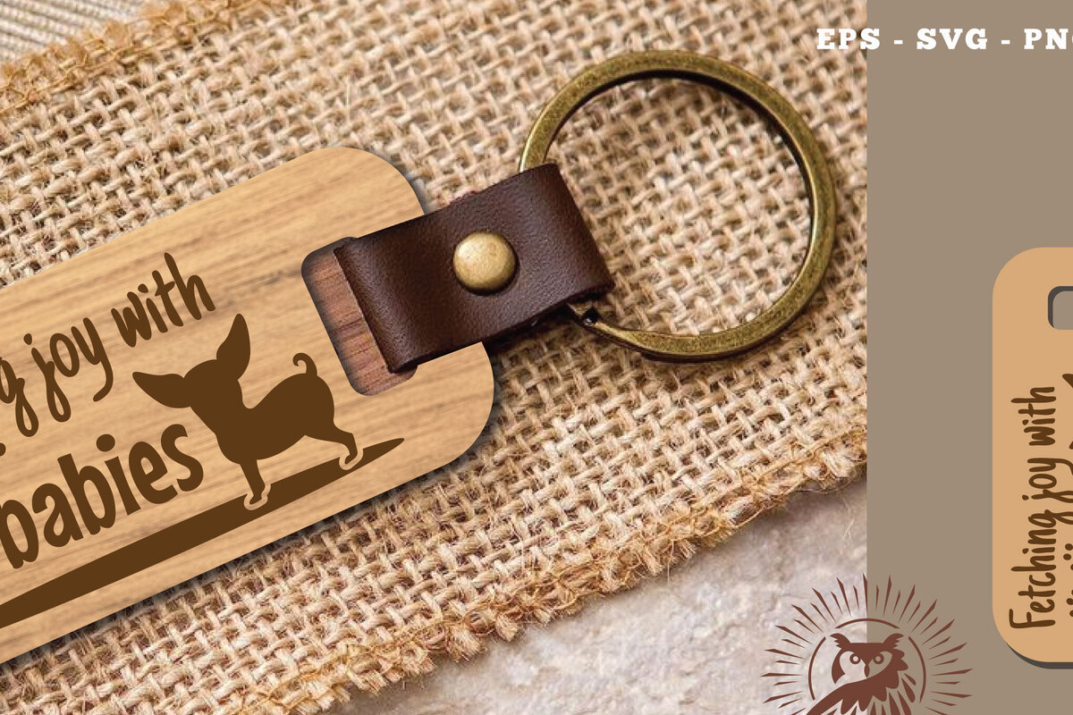 Σετ των 2 Intra απο ξύλο plywood  Χρώμα wenge 3mm-4mm πάχος - Μπρελόκ με λέιζερ αποσπάσματα σκύλου 9 Δίασταση 4x4 cm INTRAFABR-34253315