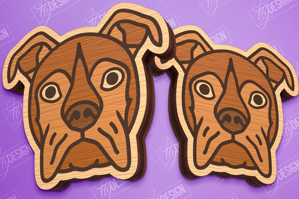 Σετ των 3 Intra απο ξύλο plywood  Χρώμα wenge 3mm-4mm πάχος - Πρότυπο σκουλαρίκια σκουλαρίκια κοπής με λέιζερ Δίασταση 3x3 cm INTRAFABR-97800846