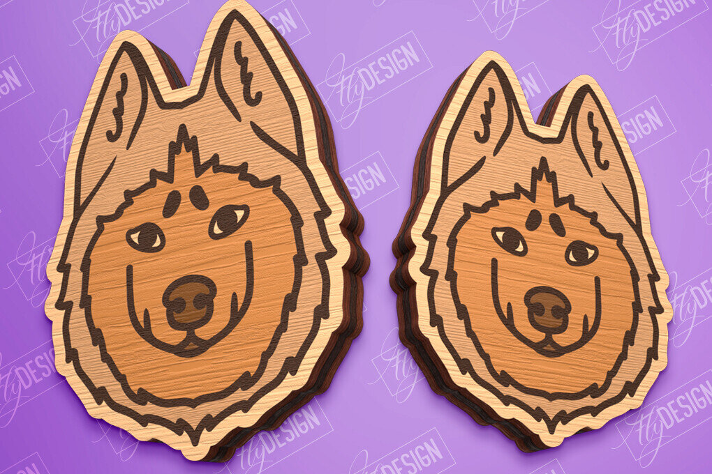 Σετ των 3 Intra απο ξύλο plywood  Χρώμα wenge 3mm-4mm πάχος - Πρότυπο σκουλαρίκια σκουλαρίκια κοπής με λέιζερ Δίασταση 3x3 cm INTRAFABR-37983511