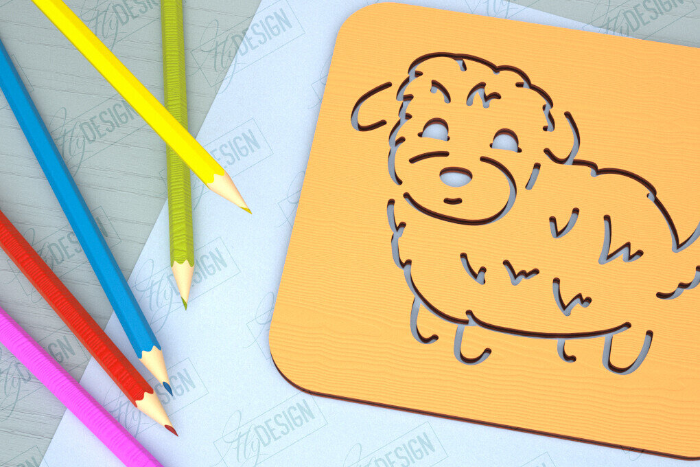 Intra απο ξύλο plywood  Χρώμα wenge 3mm-4mm πάχος - Πίνακας εντοπισμού σκύλων | Πρότυπο σχεδίασης Δίασταση 40x50 cm INTRAFABR-90727528